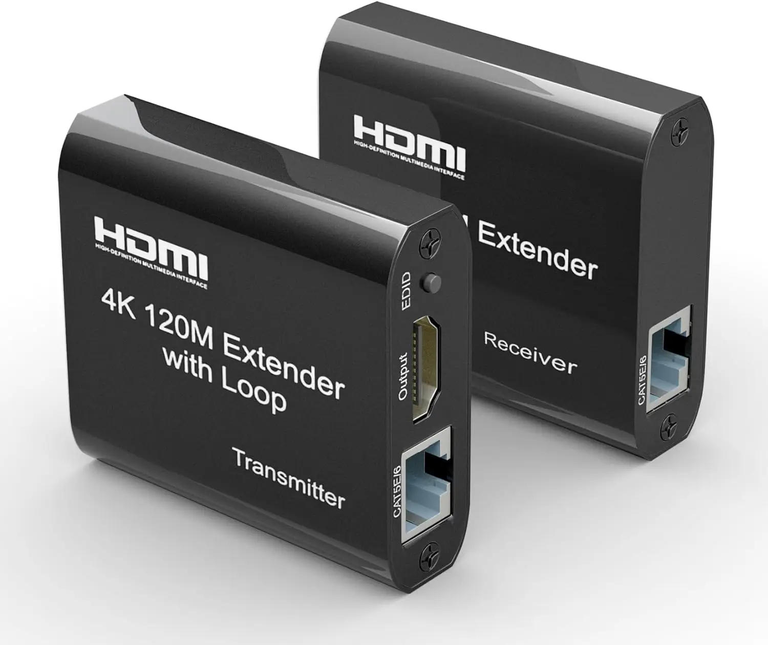 

SYONG 120m 4K 30Hz HDMI Extender Over Cat 6 Supports IR One To Many 4 253 TX RX For Audio Video Transmitter Receiver Accessories