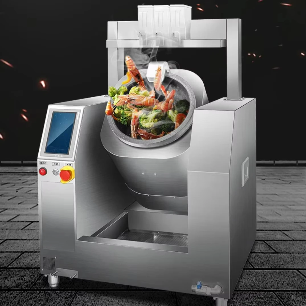 

Fully Automatic Cooking Machine Auto-Pour Foods And Ingredient Equipped With Memorizer For Commercial Kitchen Machine
