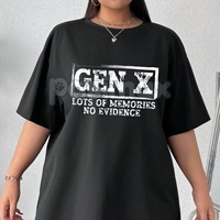 Gen X Lots of Memories No Evidence Tee High-end Luxury Is for Both Men and Women Top Y2k Summer