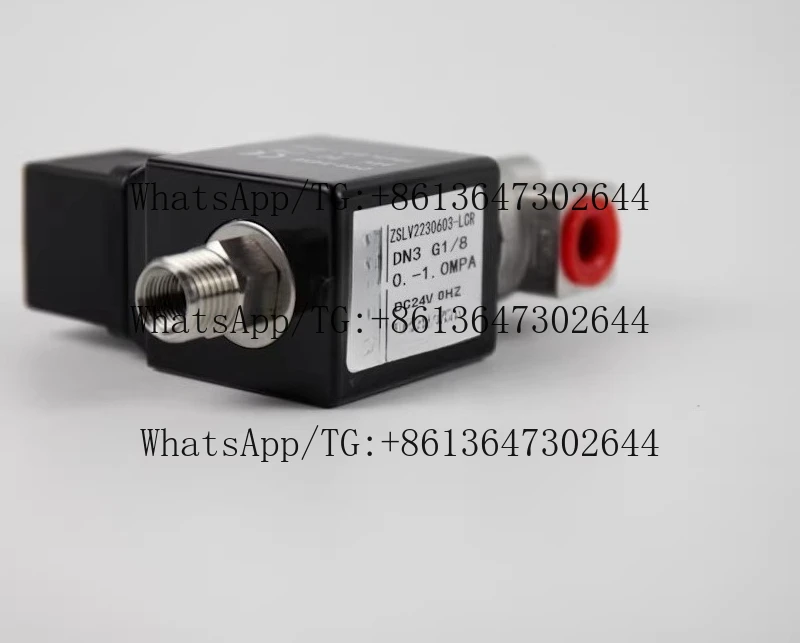 Two-position three-way small diameter solenoid valve, direct-acting, brass, stainless steel 1 point 2 points DN3 DN4 DN2.5