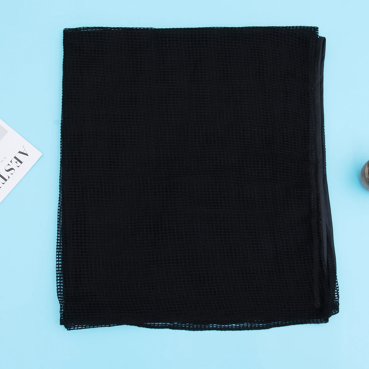 

Camouflage Mesh Wrap Camo Scarf Windproof Sand Protection For Sports Jungle Other Outdoor Activities (Black)