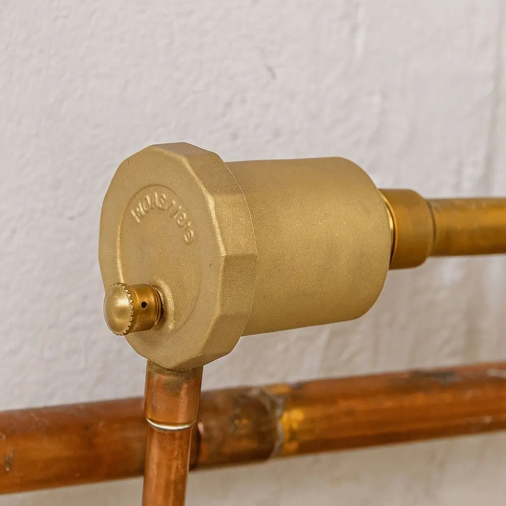 Brass Material Automatic Exhaust Release Valve Standard Male Thread Automatic Operation Solar Water Heater Valve