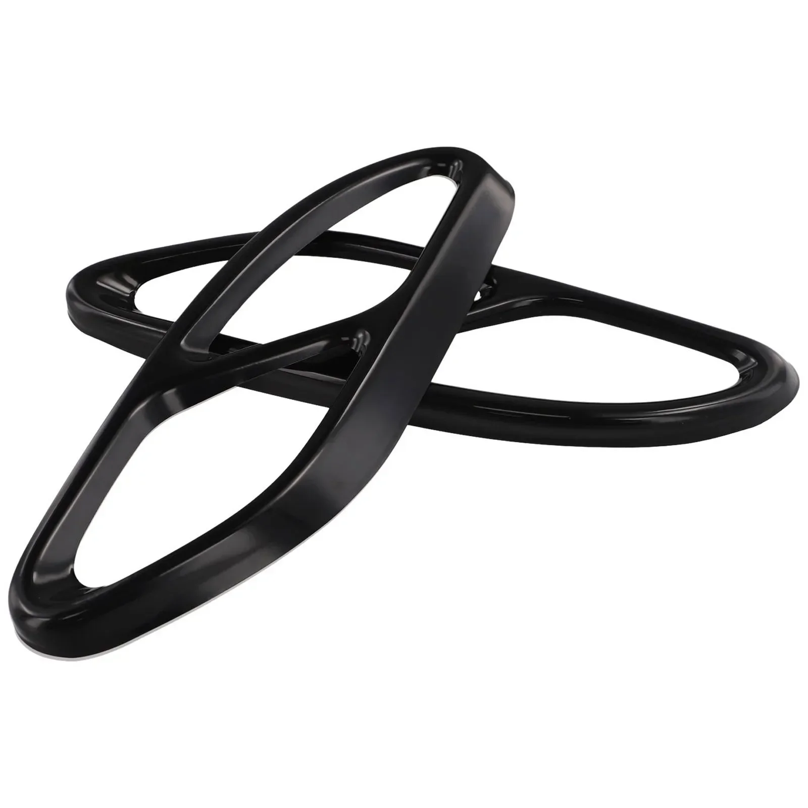 

2x Car Exhaust Pipe Tip Muffler Cover Stainless Steel Black For Mercedes For Benz C E Class W205 Coupe W246 W212 W213 W176