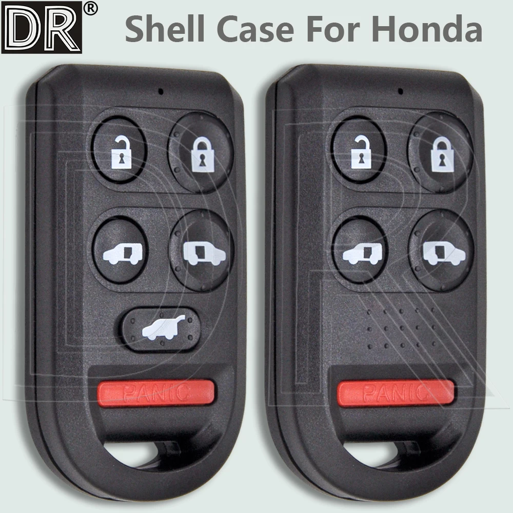 

DR 4/5 Buuton Replacement Keyless Entry Car Key Shell Case For Honda Odyssey 2005-2010