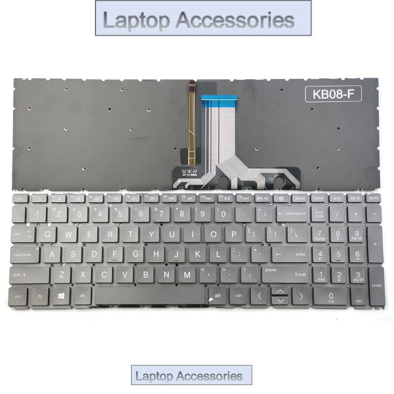 

Новинка для HP 17-CN 17-CN0000 17-CN0008CA 17-CN0010CA 17-CN0020CA 17-CN0023DX 17-CN0053CL клавиатура ноутбука США черная с подсветкой