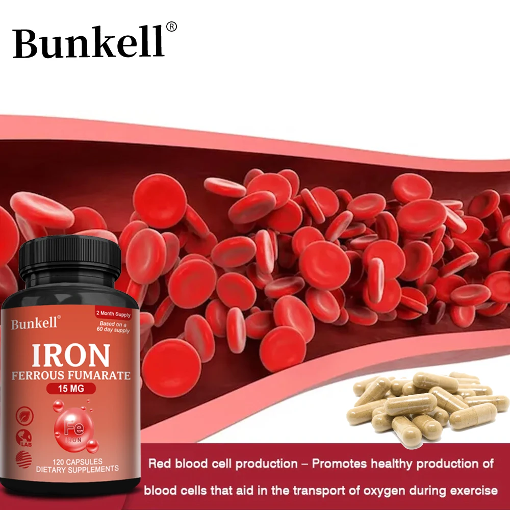 Iron Hematopoietic Supplement for Women Nutritional Anemia, Iron Levels, Immunity, Blood, Helps Hemoglobin Balance