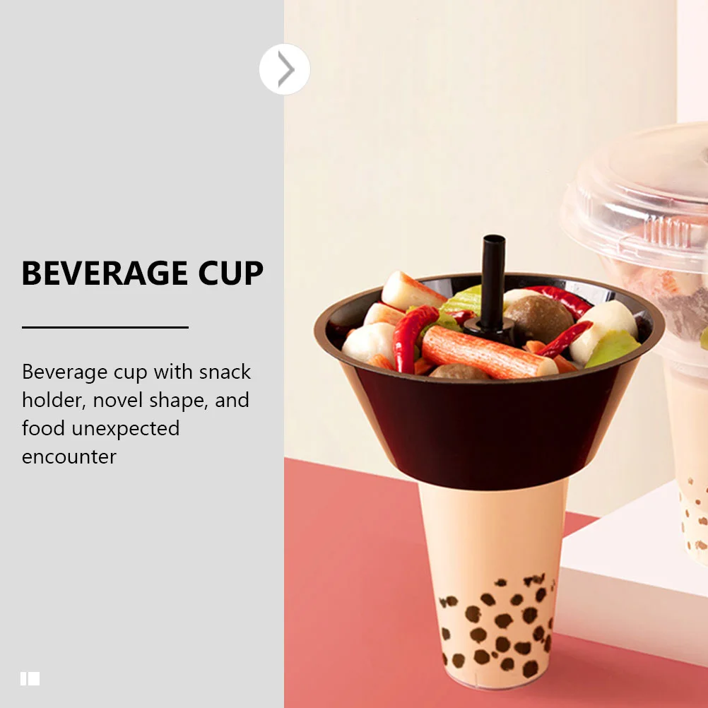 

5 Sets Snack Cup Bowl with Handle Accessories Combined Food Container Drinking Child