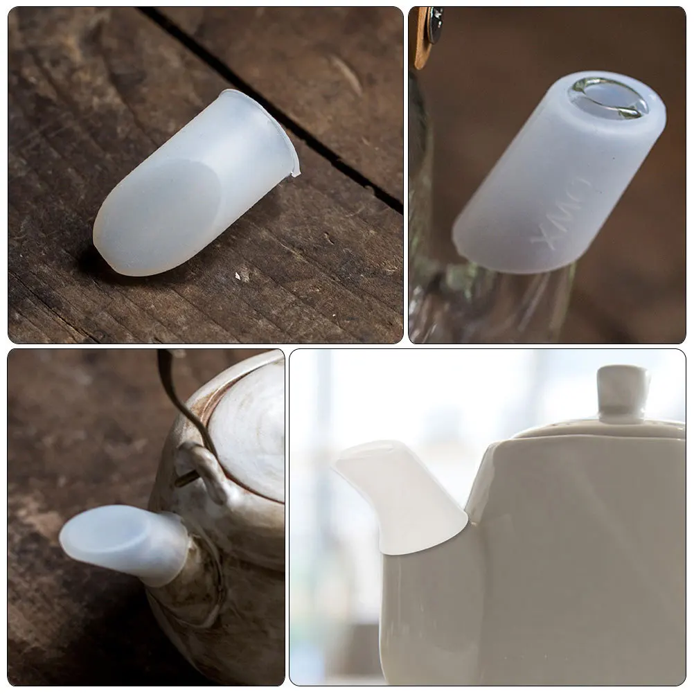 

1Set Silicone Kettle Spout Protector Leak-Proof Heat Insulated Drip-Proof Anti-Slip Teapot Spout Cover Accessories