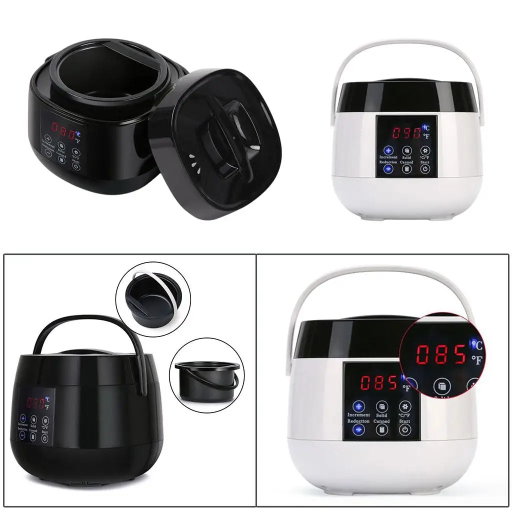 Portable Wax Heater Hair Removal Fast Heat Smart Waxing Machine for Eyebrow Facial Epilator Easy to Use