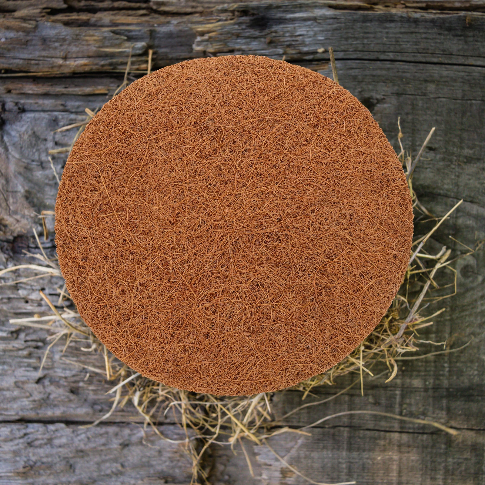 

4Pcs Pigeon Nest Mat Natural Coconut Fiber Cushion Inner Pad Replaceable Breathable Bird Breeding Pad for Pet Nest