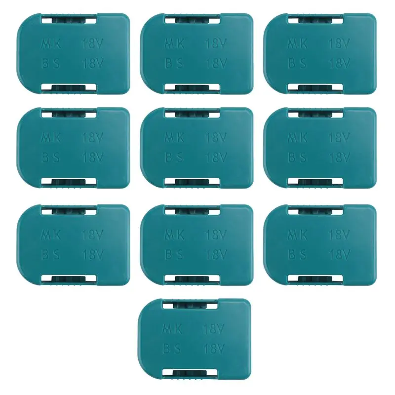 

A76K 10Pcs Battery Storage Rack Battery Holder Case For 18V Fixing Devices