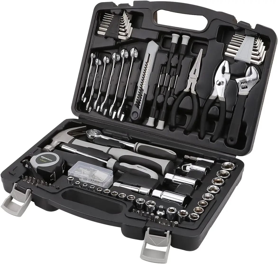 

Basics 173-Piece General Household Repair and Mechanic's Hand Tool Kit Set