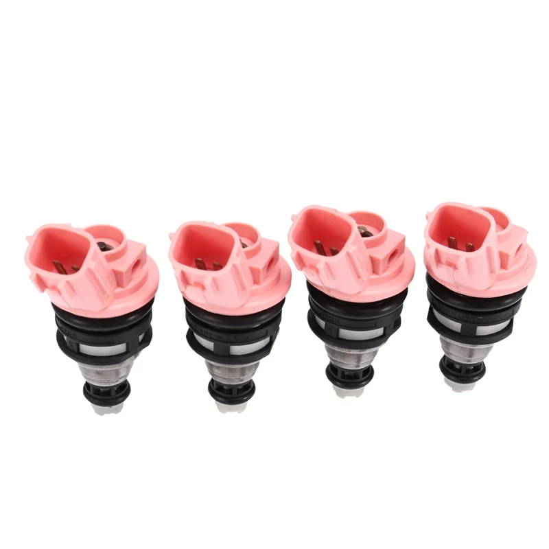 4PCS New Fuel Injector Nozzle 16600-57Y01 For 1991-1999 Nissan Sentra 200SX NX 1.6L L4 GA16DE Engine