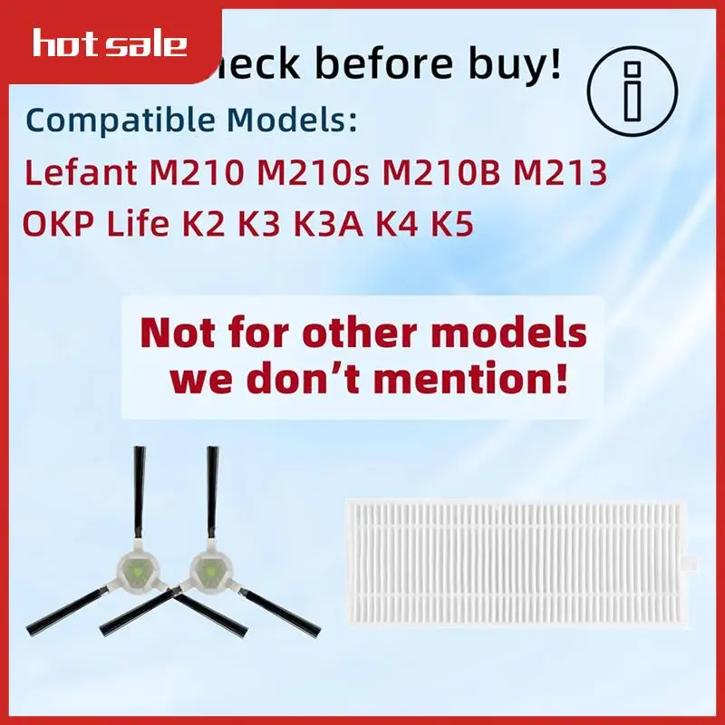 

Replacement Accessories As Shown Plastic For Lefant M210 M210S M210B M213,For OKP Life K2 K3 K3A K4 K5 Robot Vacuum Cleaner
