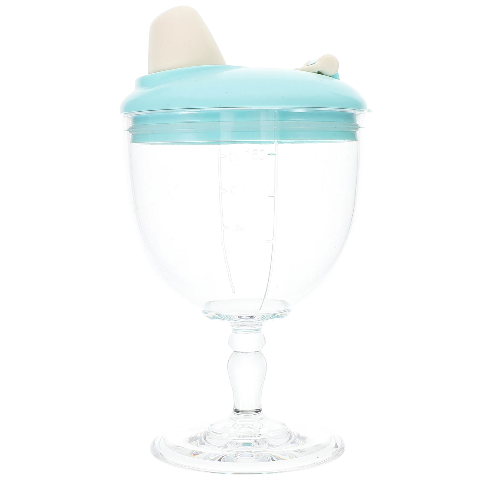 

Baby Bottle 150ml Kids Cup Durable Highfooted Anticolic SpillProof Juice Milk Container Toddler Drinking Training Glass Plastic