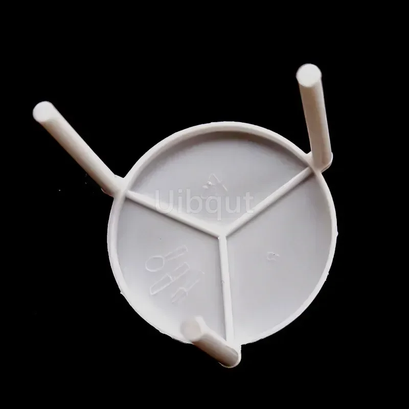 Disposable food grade white hard plastic pizza box holder Tripod Saver Box Steady Support Pizza Shelves Rack Cocina