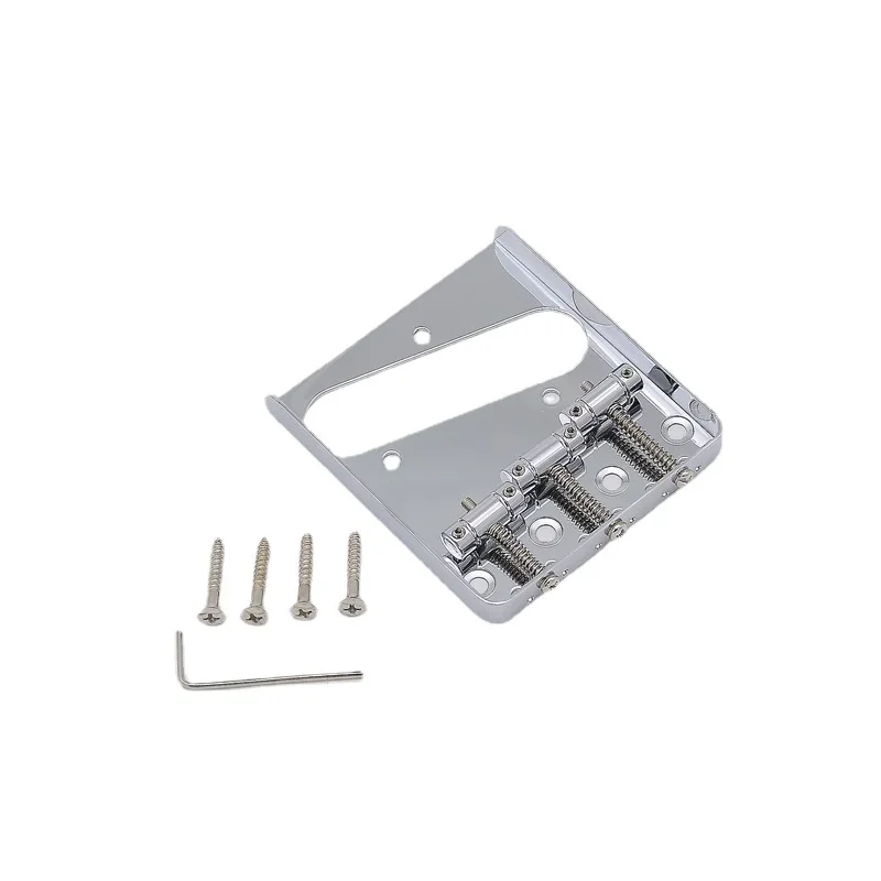 

1 комплект, хромированный винтажный фиксированный бридж для электрогитары для электрогитары KR (Origin)