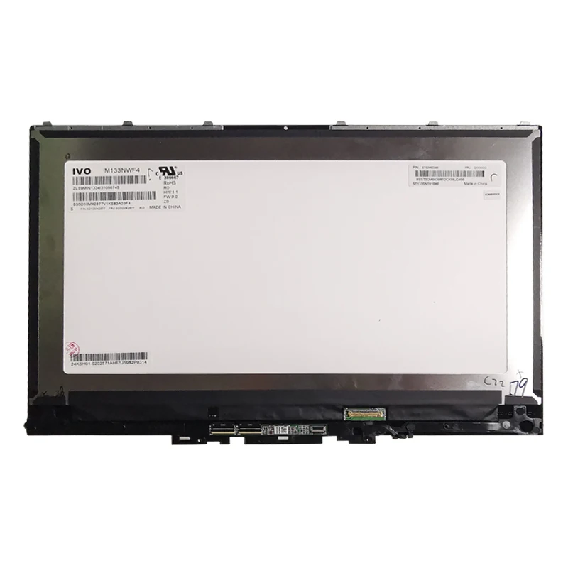 Imagem -02 - Polegada Fhd 1920x1080 M133nwf4 Fru 5d10m42877 Lcd Screen Display Toque Digitador Assembléia para Lenovo Yoga 72013 13.3