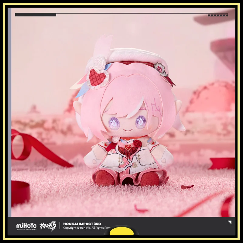 Produkty peryferyjne Honkai Impact 3, urocze siedzące lalki Elysia, Kiana, Kaslana, lalki dziewczynki w wersji Q, modny prezent, oryginalny.