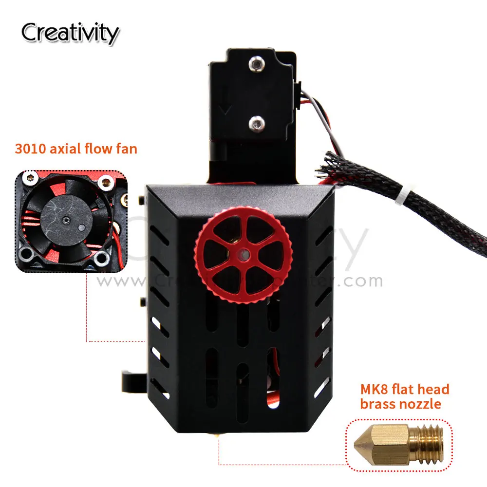 NEW 3d printer parts Ender3/CR10 Direct Extruder Hotend Kit All-in One High-Speed With MGN12C Linear Rail MK8 Hotend kit