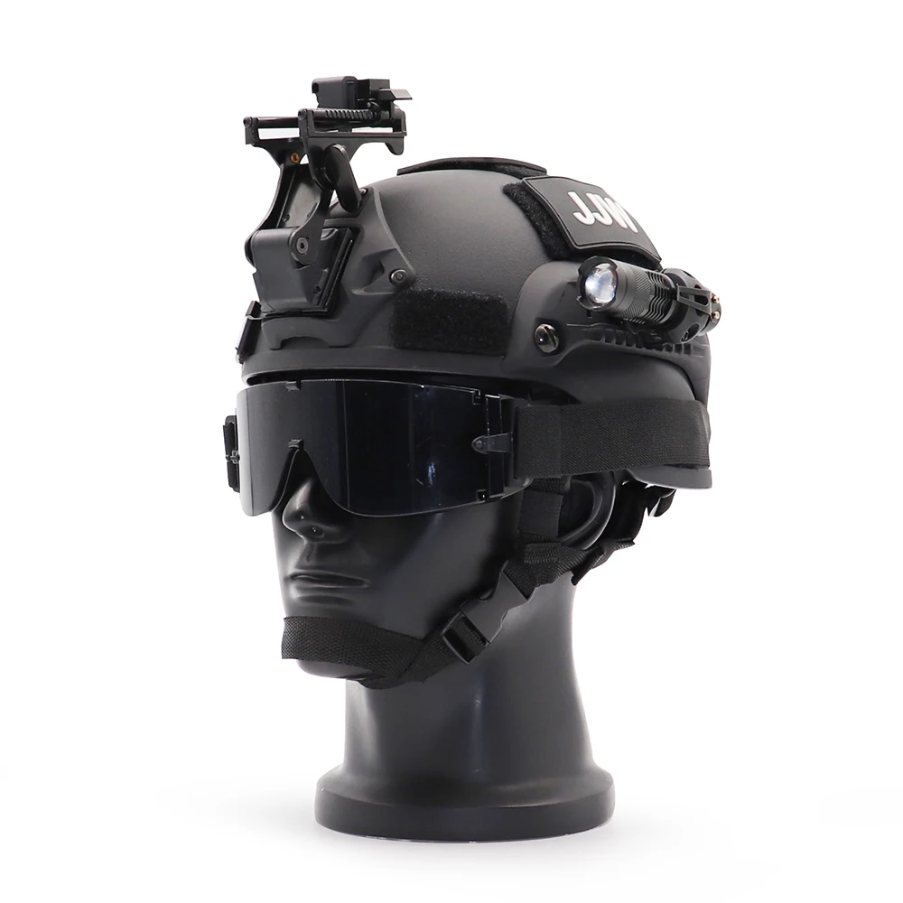 خوذة تكتيكية للمروحة العسكرية MICH2000 إصدار الحركة خوذة واقية CS خارجية غير عسكرية أو تستخدم الشرطة FAST PJ