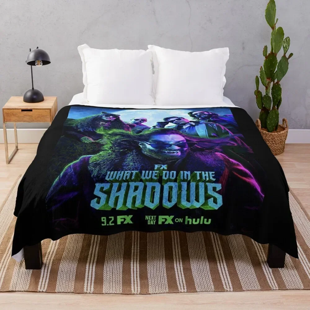 

What We Do In The Shadows Throw Blanket Versatile Cozy Throw Blanket for All Occasions