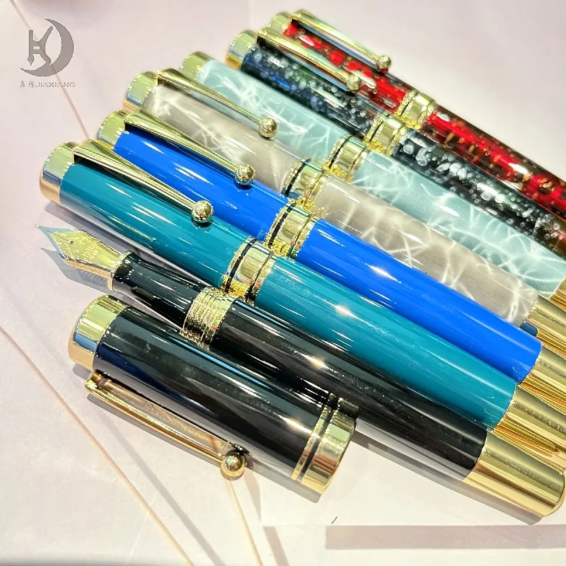 JD-179 Luxury Metal Fountain Pen - Ergonomic, Twist Cap, Medium