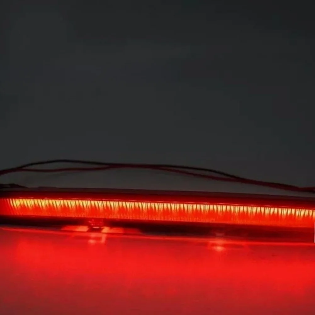 High Mount Third Brake Light Brake Light Rear Tail Lamp Black Third Brake Light Direct Replacement OEM Fitment