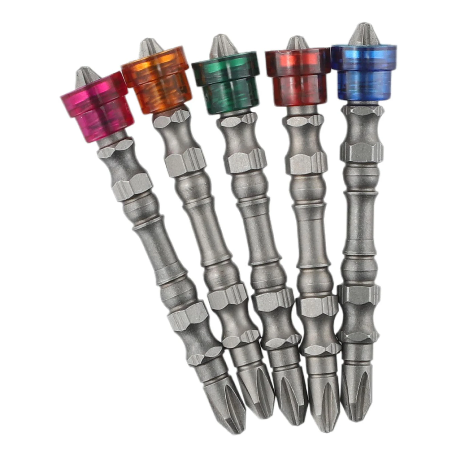 

5Pcs Magnetic Screwdriver Bit Drill Cross-head PH2 Magnetic Electric Screwdriver Bits 1/4 Inch Hex Shank Drywall Hand Tools