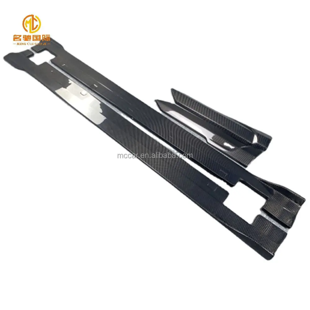 

Original Best-selling for Tesla Model S Side Skirts Carbon Fiber SD Style Carbon Fiber Model S Car Side Skirts