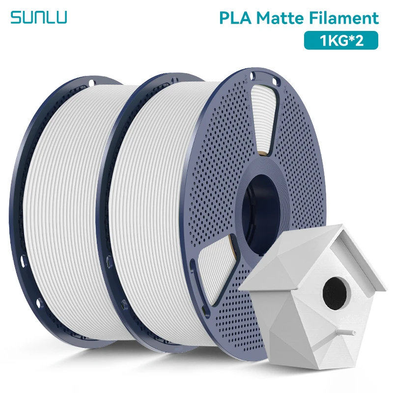 SUNLU PLA Matt 1KG/2KG/3KG/5KG/10KG 1,75mm 3D-Drucker Filament PLA Hohe Transparenz Schnelle Lieferung 1-7 Tage ab Deutschland-Lager