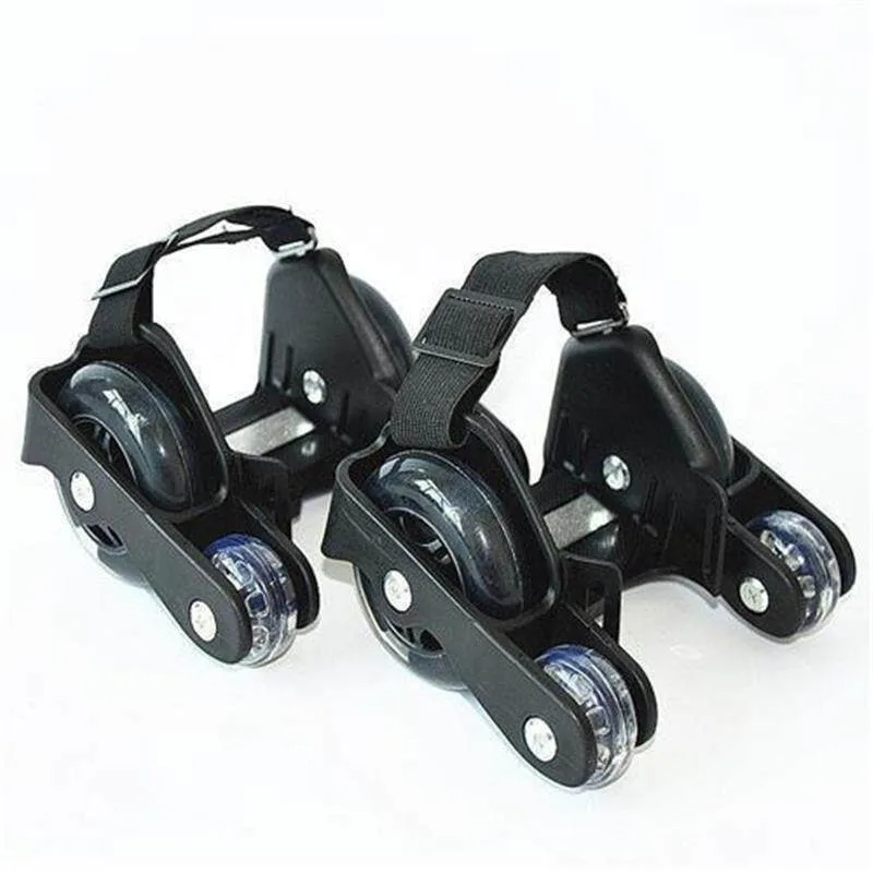 pay-for-transportation-tools-to-go-to-work-mini-portable-pu-roller-skates-with-auxiliary-wheels-four-wheel-runaway-shoes