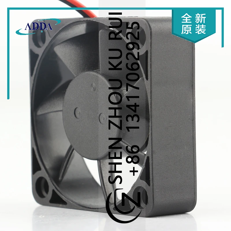 العلامة التجارية الجديدة ADDA AD5012HB-D70 5015 5CM مروحة تيار مستمر مزدوجة الكرة تعمل على 12 فولت 0.14A لتبديد الحرارة #4