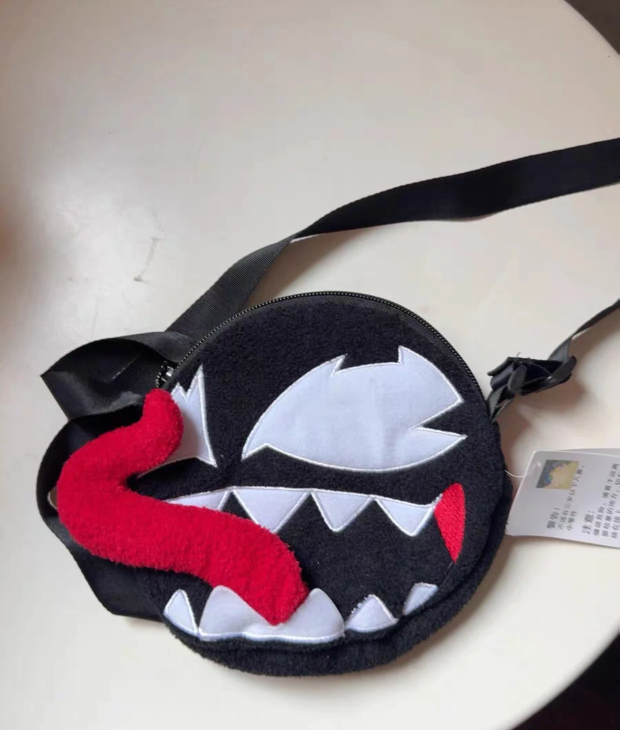 Super Heroes Spiderman Venom loki wallet Coin bag Plush Toy