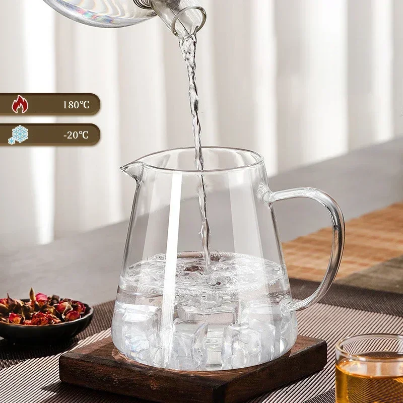 Glass Teapot Heat Resistant Stove Kettle with Stainless Steel Strainer Infuser Kung Fu Tea Pot Suitable for Induction Cooker