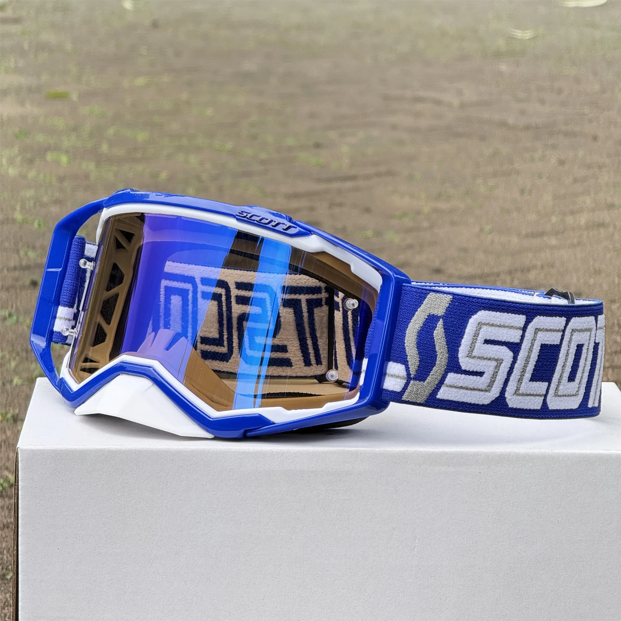 Motorcycle Goggles for Men, Dirt Bike Accessories, Riding UV400 Glasses, Cycling for Motocycles, Mountain BikesBicycles, MX AT image 3
