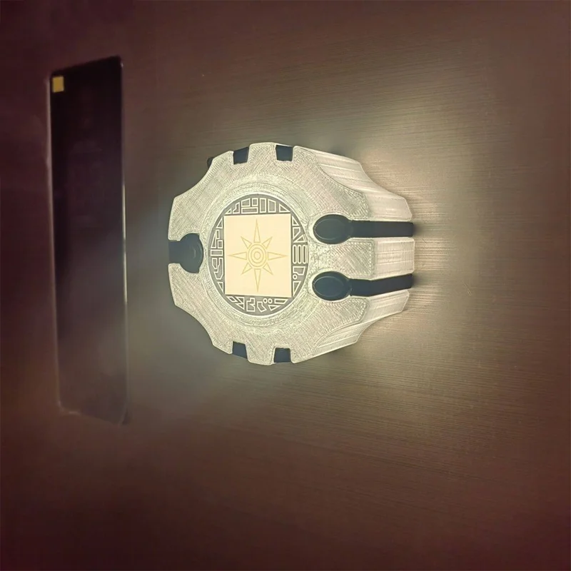 Anime Digimon Magnetic Badge Fridge Magnet LED Night Light Anime Custom Luminous Refrigerator Sticker Decor Figure Toy Gift