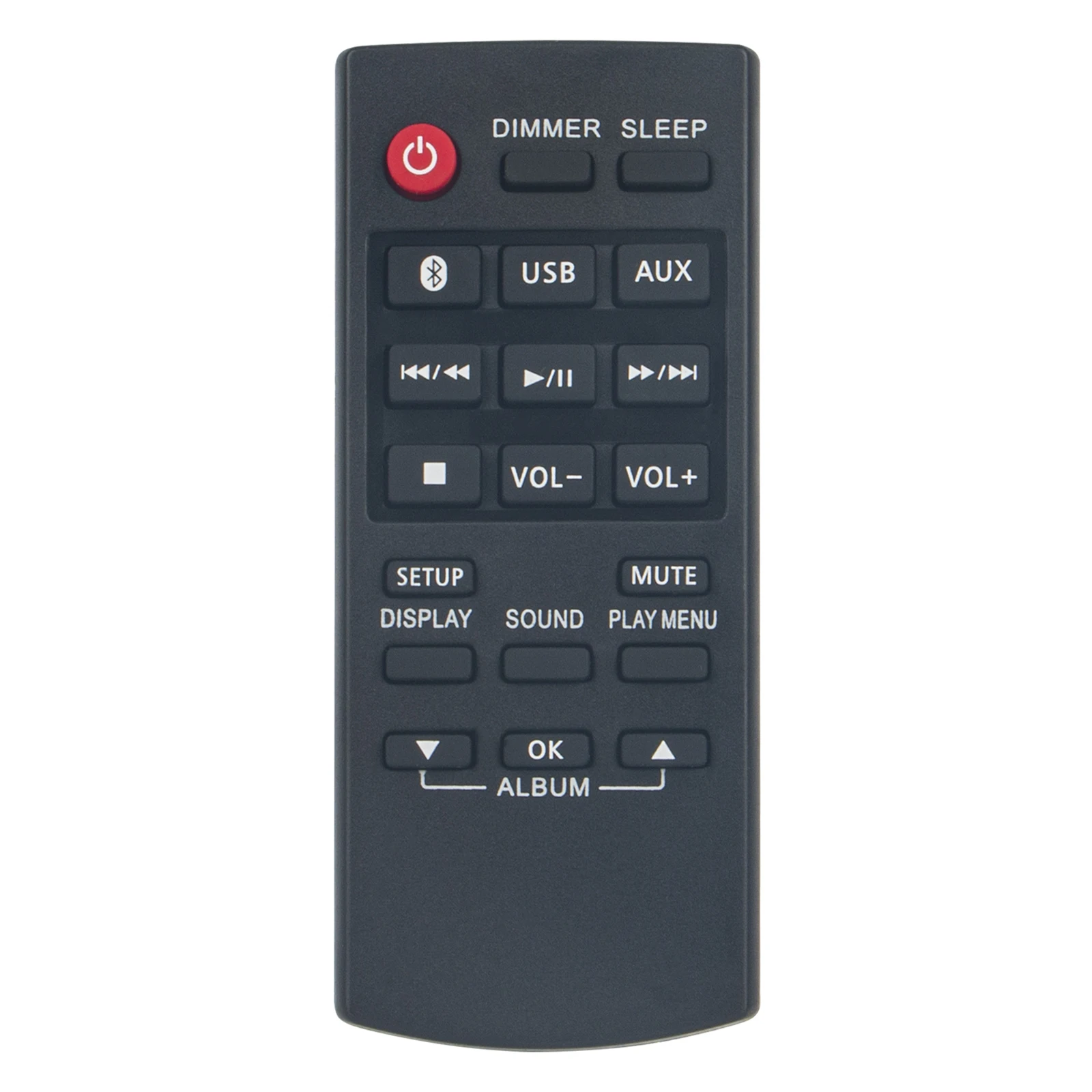 New N2QAYB001000 Replaced Remote control fit for Panasonic Audio System SC-CMAX5PR-K SC-BMAX3GN-K SC-CMAX5 SC-CMAX5E-K