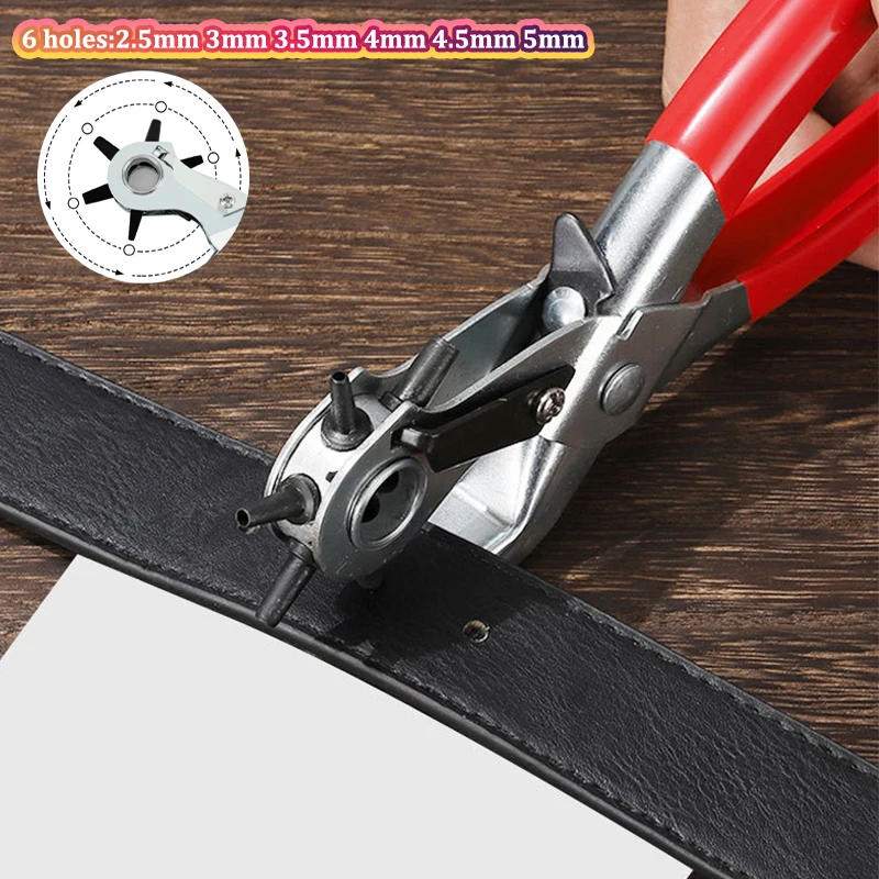 1pc Watchband Hole Punch Leather Strap Tools Multifunctional Belt Puncher Punching Tool Belt Hole Puncher Crafts Tool