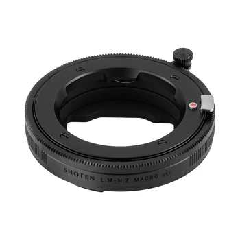 Adapter Makro SHOTEN LM na NZ 6mm z Elektronicznym Potwierdzeniem Ostrości Leica M na Nikon Z Zf Zfc Z30 Z5 Z50 Z6 Z7 Z6II Z7II Z8 Z9