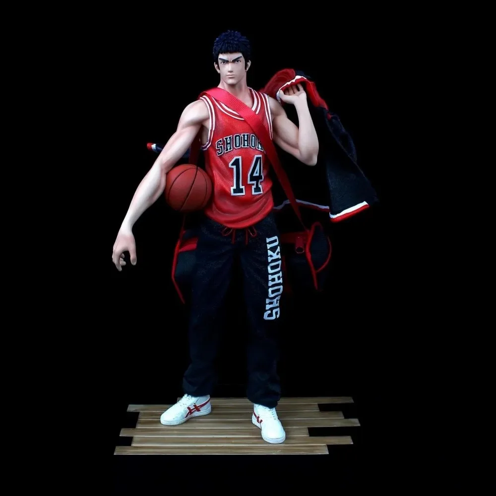 Anime Slam Dunk Mitsui Hisashi GK PVC Action Figure Collectible Model Doll Toy 33CM