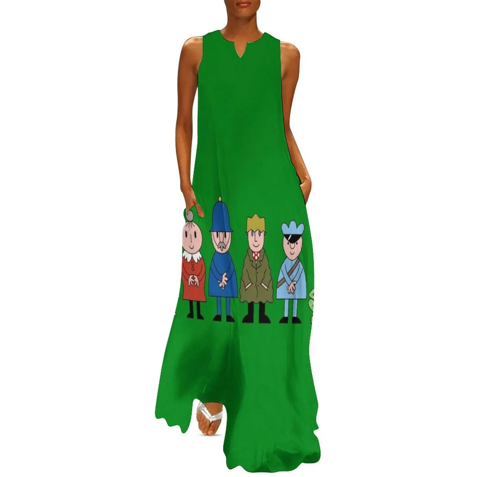 

beebthings Bod and Friends Long Dress elegant women's dresses for wedding Bride dresses sensual sexy dress for women
