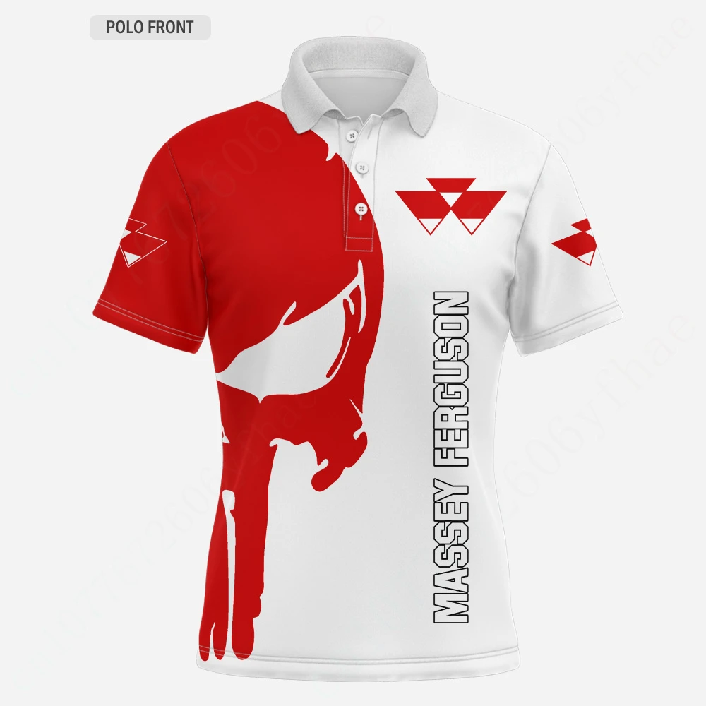 

Massey Ferguson Casual T Shirt For Men Breathable Short Sleeve Unisex Clothing Anime Polo Shirts And Blouses Harajuku Golf Wear