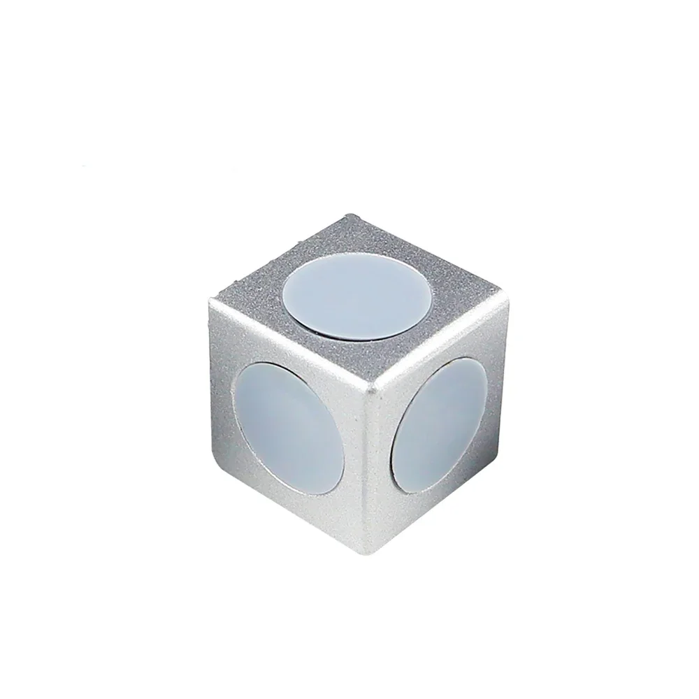 1PCS 2020 3030 4040 4545 Aluminum Cube Corner Connector Fasteners for European Standard Aluminum Profiles 3D Printer