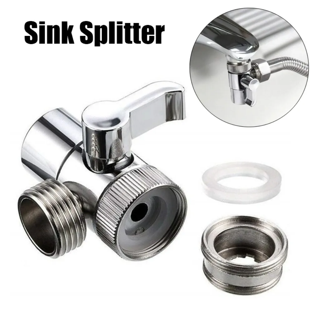 

Zinc Alloy Kitchen Faucet Switch Adapter Sink Splitter Diverter Valve Water Tap Extender Bathroom Shower Nozzle Accessories