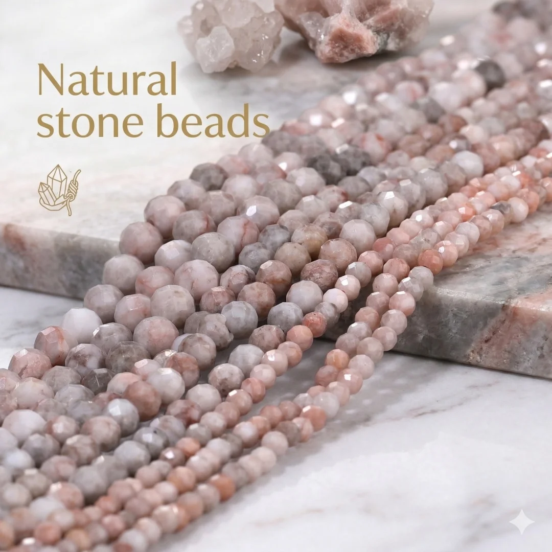 

2/3/4mm Natural Gem Stone Pink Zebra Jasper Faceted Round Beads for Jewelry Making DIY Energy Bracelet Necklace Accessories