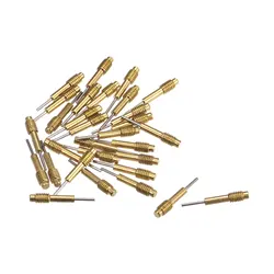 uxcell 30pcs Replace Pins for Watch Band Pin Punch Tool 0.8mm Dia Brass Link Pin Remover Punch Pins M3x0.5 Threads