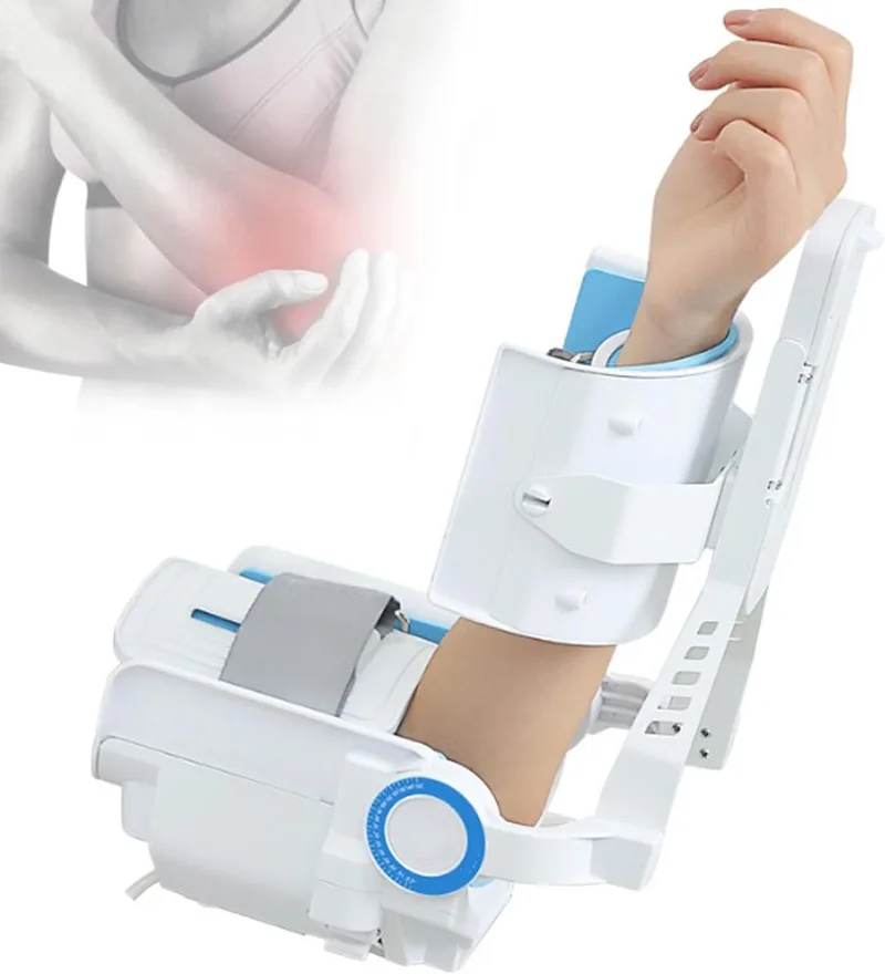 

Electric Elbow Joint Rehabilitation Device, Upper Limb Rehabilitation Flexion and Extension Trainer Elbow Protector,for Stroke H