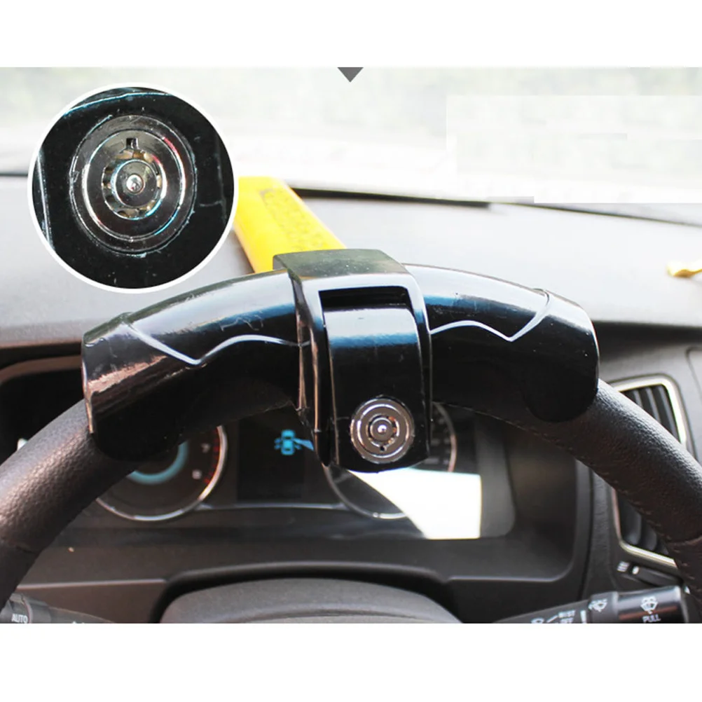

T Shape Car Steering Wheel Lock Clamp Orange High Safety Anti-Theft Immobilizer for Suv Truck Cars Trucks Suvs Trailers Go Karts