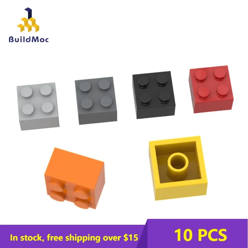 

10pcs MOC 3003 6223 35275 2x2 High-Tech Changeover Catch For Building Blocks Parts DIY Educational Brick Toy Compatible 3003